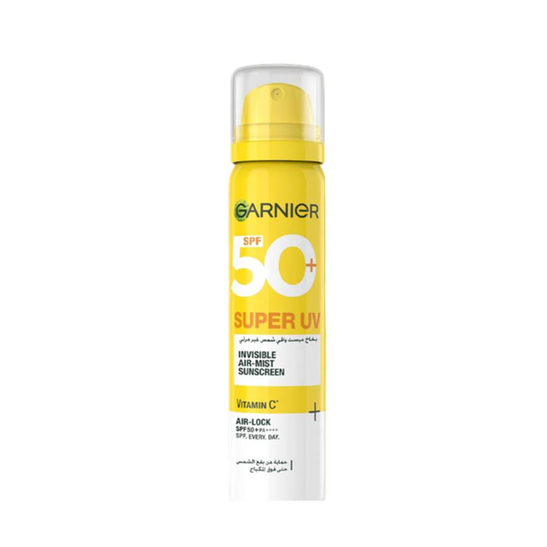Garnier-Super-UV-Mist-Invisible-spray-Spf50-75ml.png Garnier Super UV Mist Invisible Spray Spf50+ 75ml – Image 1