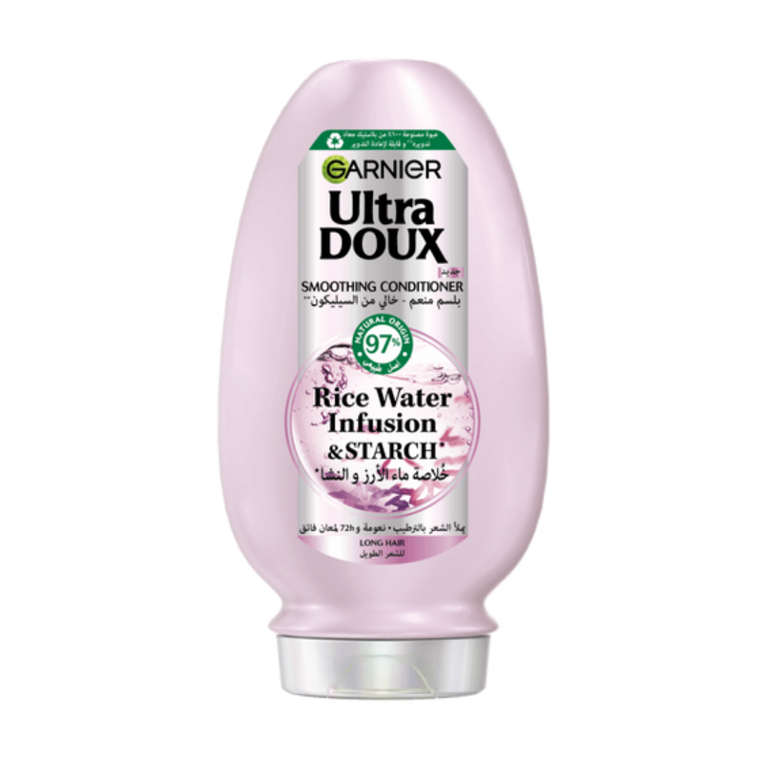 Garnier-Ultra-Doux-Apres-shampoing-Rice-Water-200ml.png Garnier Ultra Doux Apres Shampoing Rice Water 200ml – Image 1