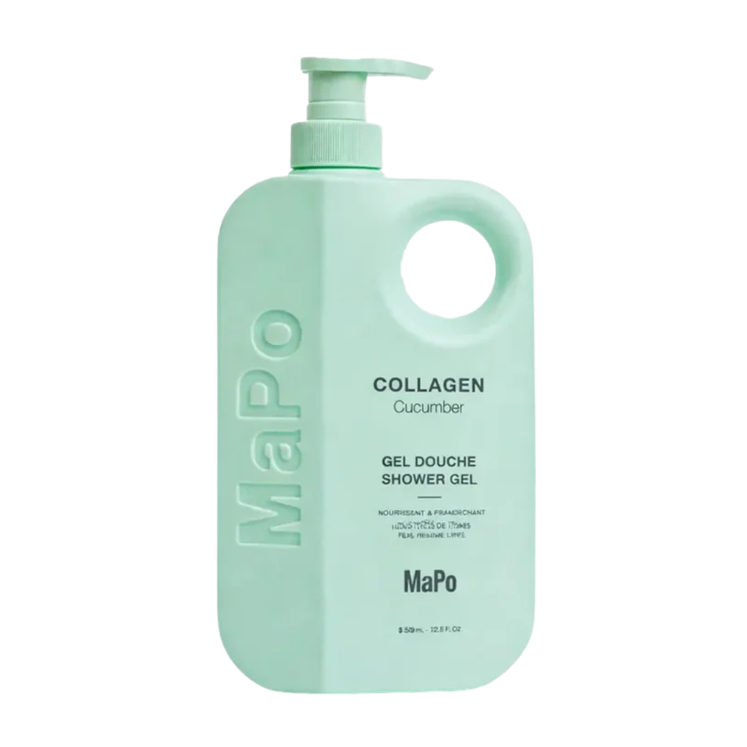 MAPO-Gel-Douche-Collagen-700ml.png MAPO Gel Douche Collagen Cucumbre 700ml – Image 1