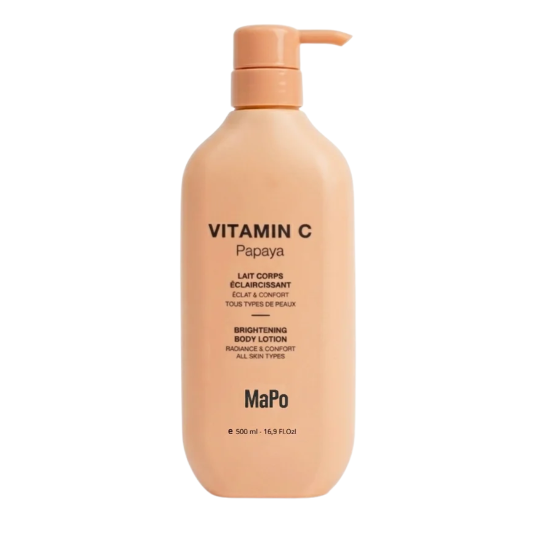 MAPO-Lait-Corps-Eclaircissant-Vitamin-C-500ml.png MAPO Lait Corps Eclaircissant Vitamin C 500ml – Image 1