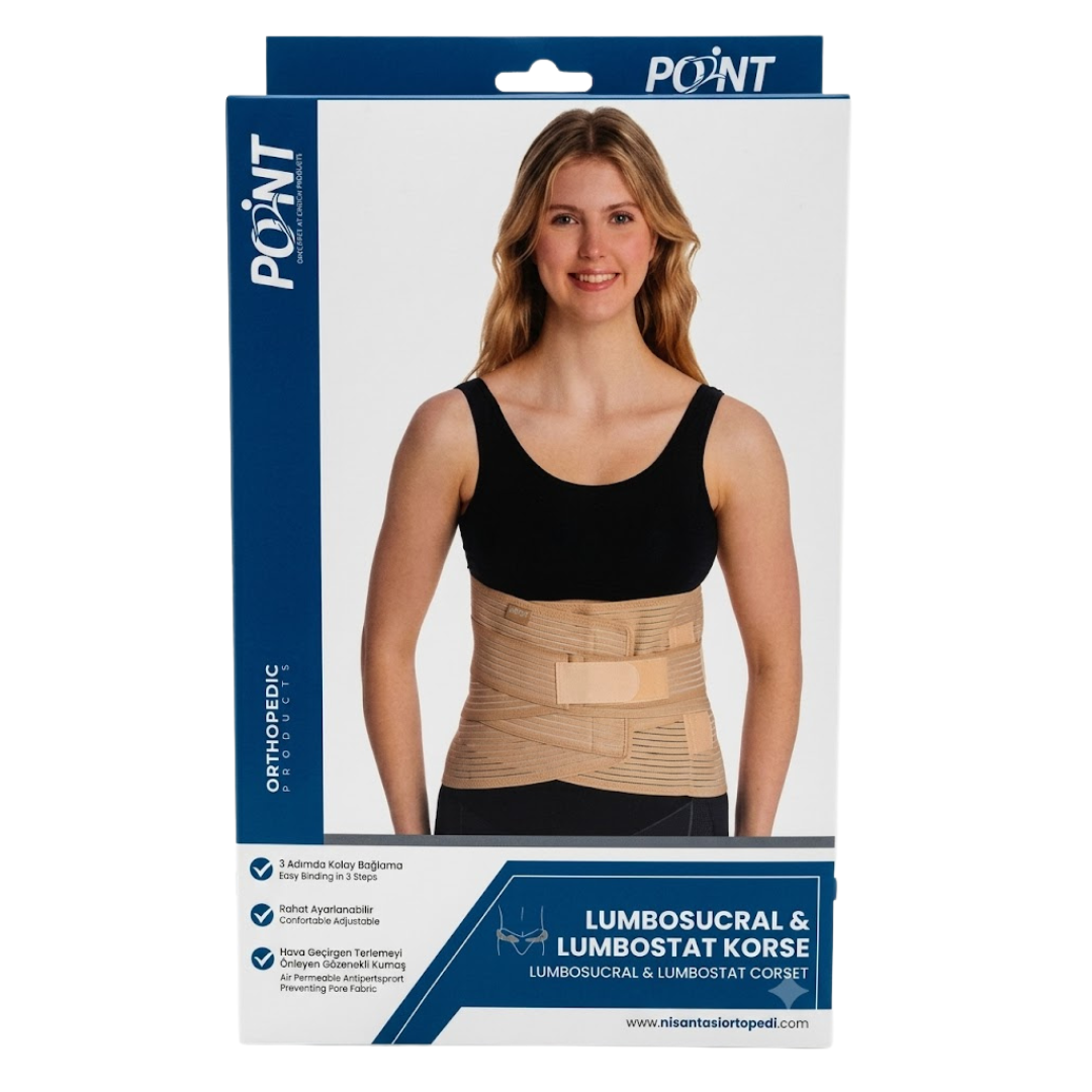 Point-lombostat-corset-standard-26cm-with-strap-ref-267.png Point Lombostat Corset Standard 26cm With Strap Reference 267 – Image 1