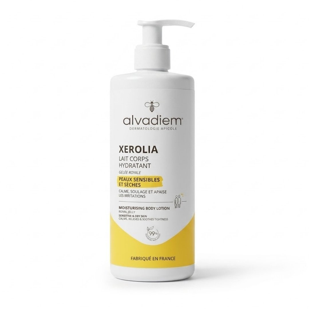Alvadiem-Xerolia-Lait-Corps-Hydratant-400ml.jpg Alvadiem Xerolia Lait Corps Hydratant 400ml – Image 1