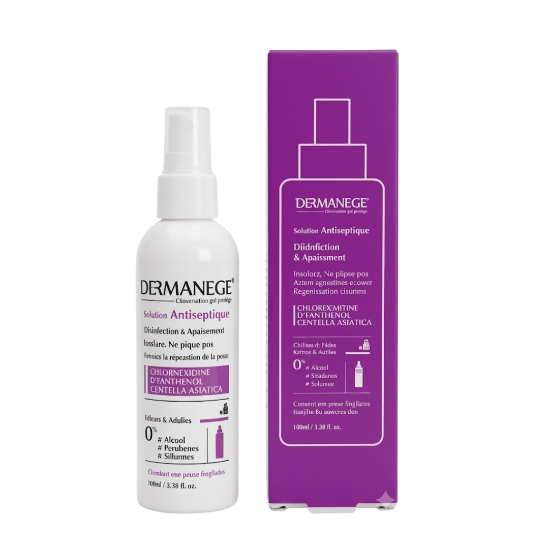 Dermanege-Solution-antiseptique-100ml.png Dermanege Solution Antiseptique 100ml – Image 1