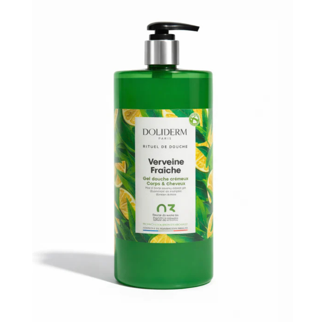 Doliderm-Gel-Douche-03-Verveine-Fraiche-1L.png Doliderm Gel Douche 03 Verveine Fraiche 1L – Image 1