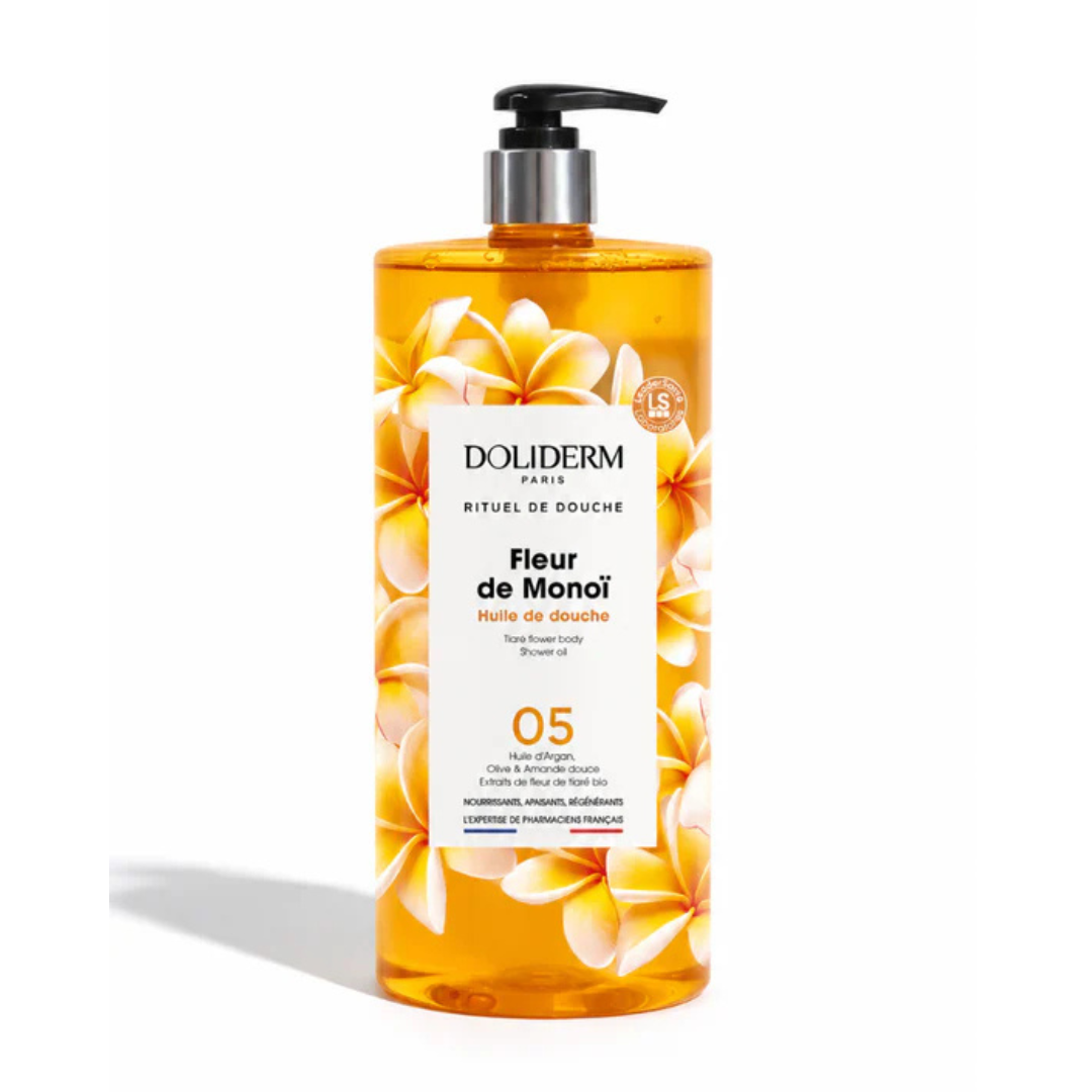Doliderm-Gel-Douche-05-Fleur-de-monoi-1L.png Doliderm Gel Douche 05 Fleur de monoi 1L – Image 1