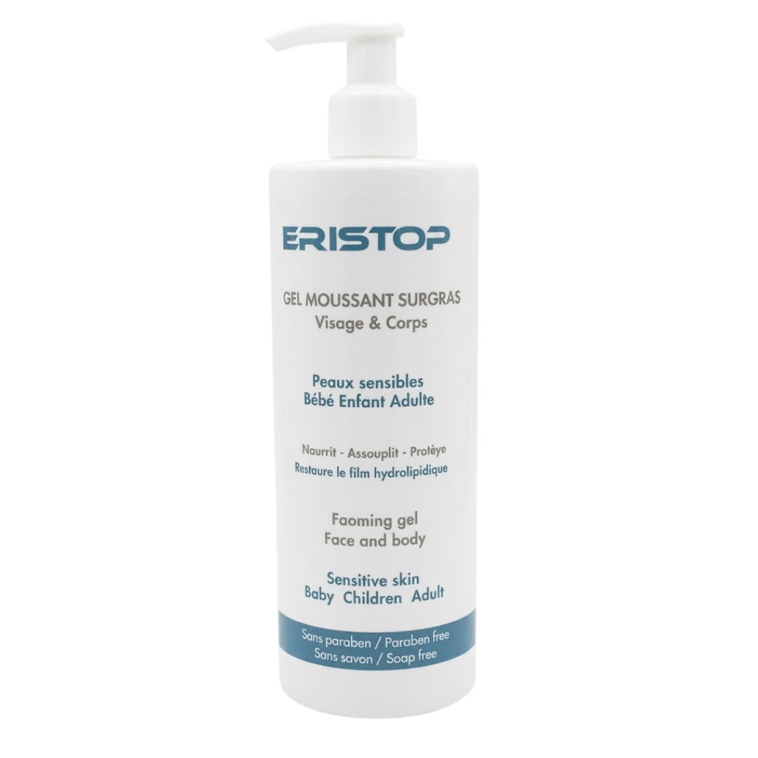 Eristop-Gel-Moussant-Surgras-500ml.png Eristop Gel Moussant Surgras 500ml – Image 1