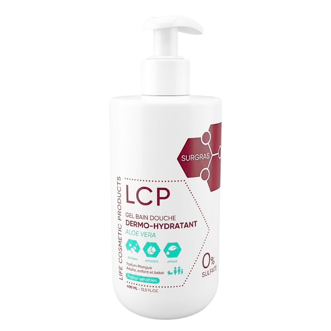Lcp-Gel-Douche-Aloe-Vera-P.Sensibles-400ml.png LCP Gel Douche Aloe Vera Peaux Sensibles 400ml – Image 1