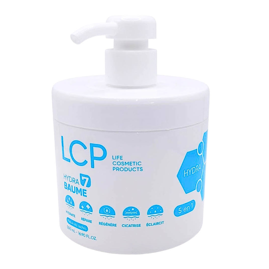 Lcp-Hydra7-Baume-Hydratante-Ps-500ml.png LCP Hydra7 Baume Hydratante Peaux Seches 500ml – Image 1