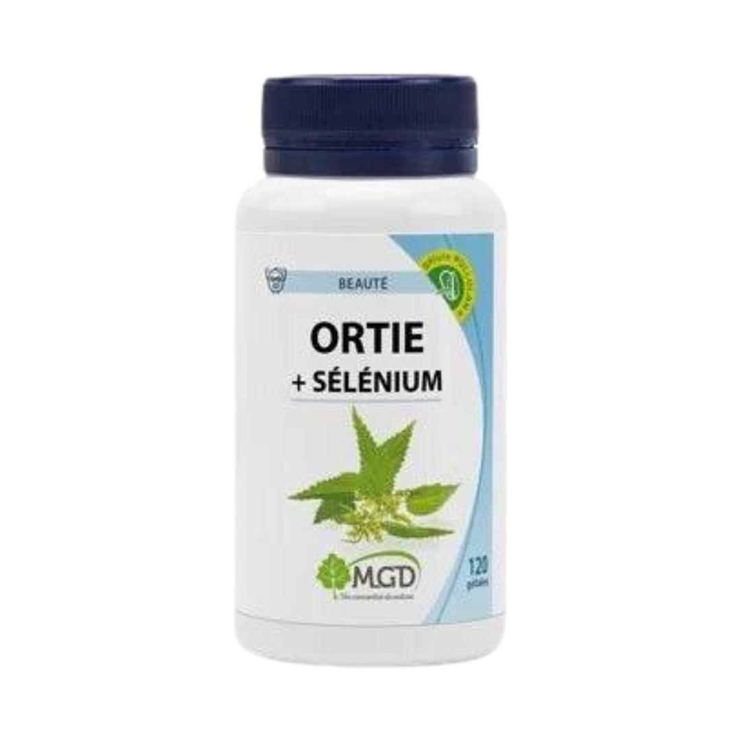 Mgd-ortie-120-Gelules.png MGD Ortie +Sélénium 120 Gelules – Image 1
