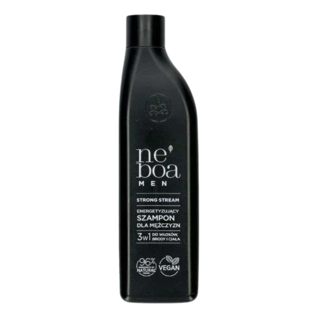 Neboa-Shampoing-Homme-Energisant-3en1-300ml.png Neboa Shampoing Homme Energisant 3en1 300ml – Image 1