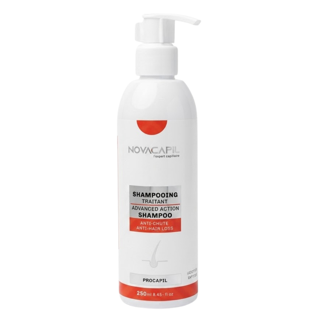 Novacapil-shamp-traitant-anti-chute-250ml.png Novacapil Shampoing Traitant Anti-Chute 250ml – Image 1
