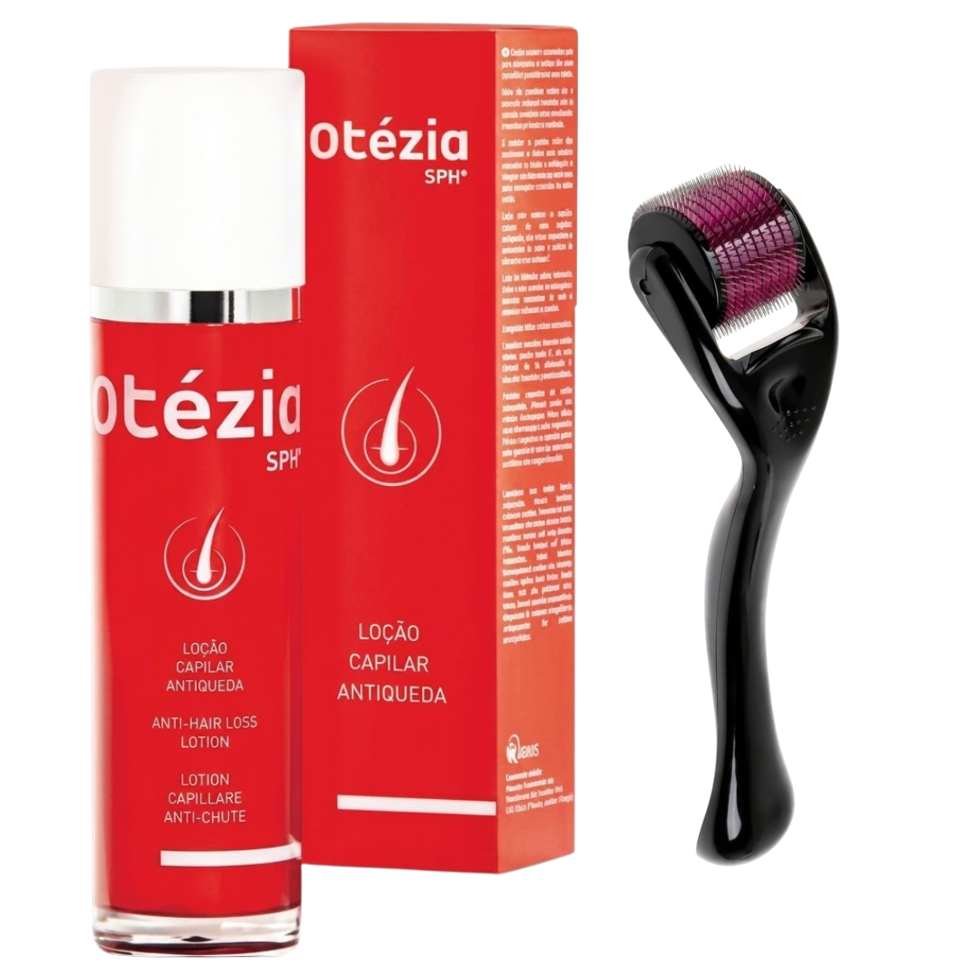 Otezia-SPH-lotion-Anti-chute-100ml-Derma-roller.png Otezia SPH lotion Anti-chute 100ml + Derma-roller – Image 1