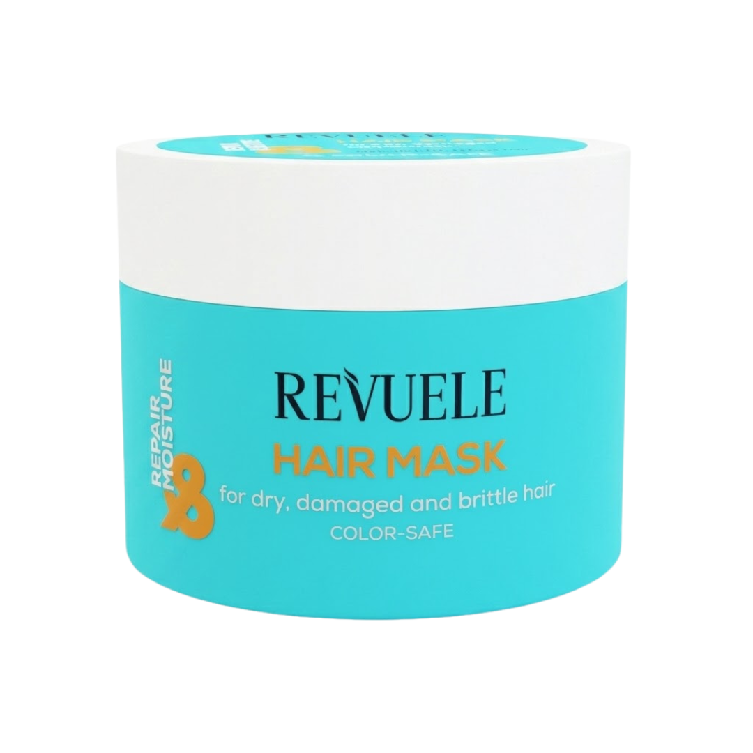 Revuele-Hair-Mask-Repair-Moisture-300ml.png Revuele Hair Mask Repair & Moisture 300ml – Image 1