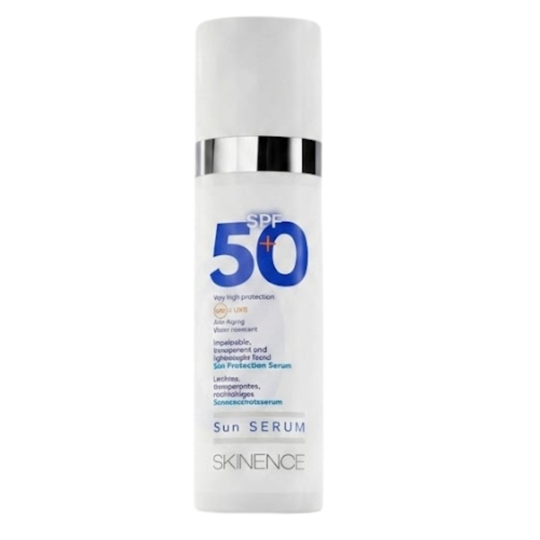 Skinence-Sun-Serum-Spf50-30ml.png Skinence Sun Serum Spf50+ 30ml – Image 1