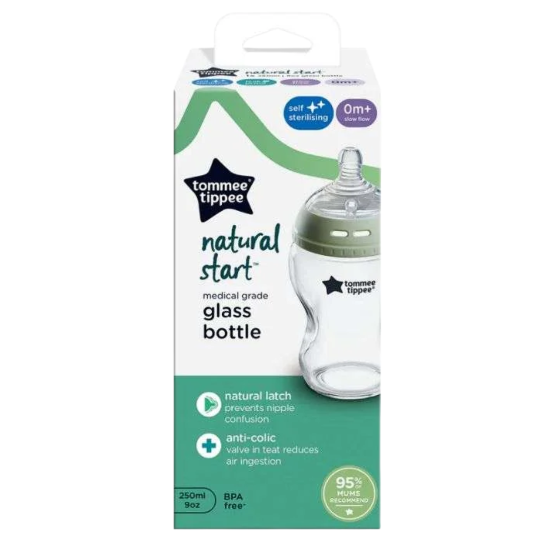 Tomme-Bib-Verre-Natural-Start-250ml.png Tomme Tippee Biberon Verre Natural Start 250ml – Image 1