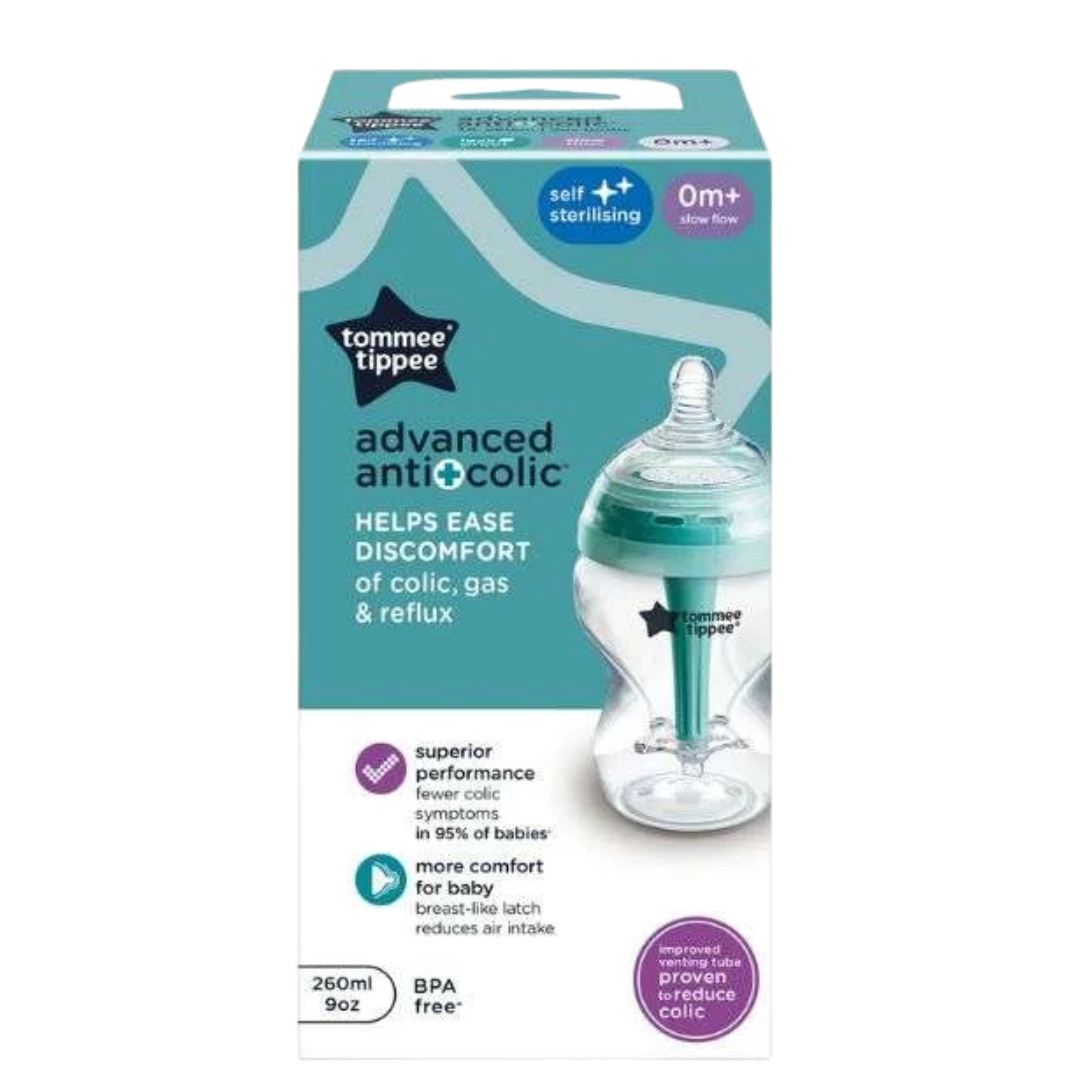 Tommee-Tippee-Bib-Anti-Colic-Decor-260ml-0m-Ref-42256987.png Tommee Tippee Biberon Anti-Colic Decor 260ml +0m Ref 42256987 – Image 1