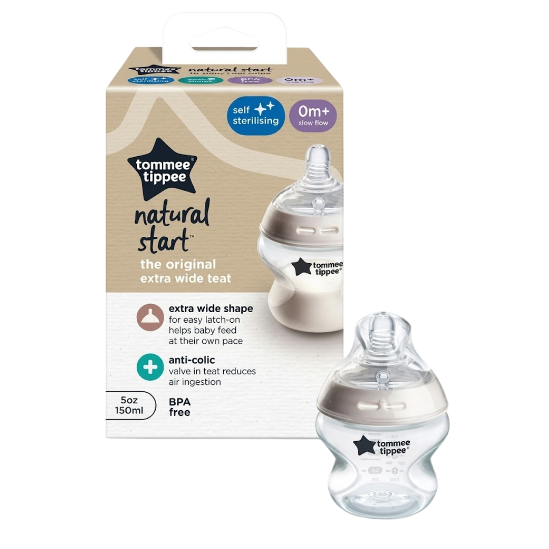 Tommee-Tippee-Bib-Natural-start-150ml-0m-Ref-42240091.png Tommee Tippee Biberon Natural Start 150ml +0m Ref 42240091 – Image 1