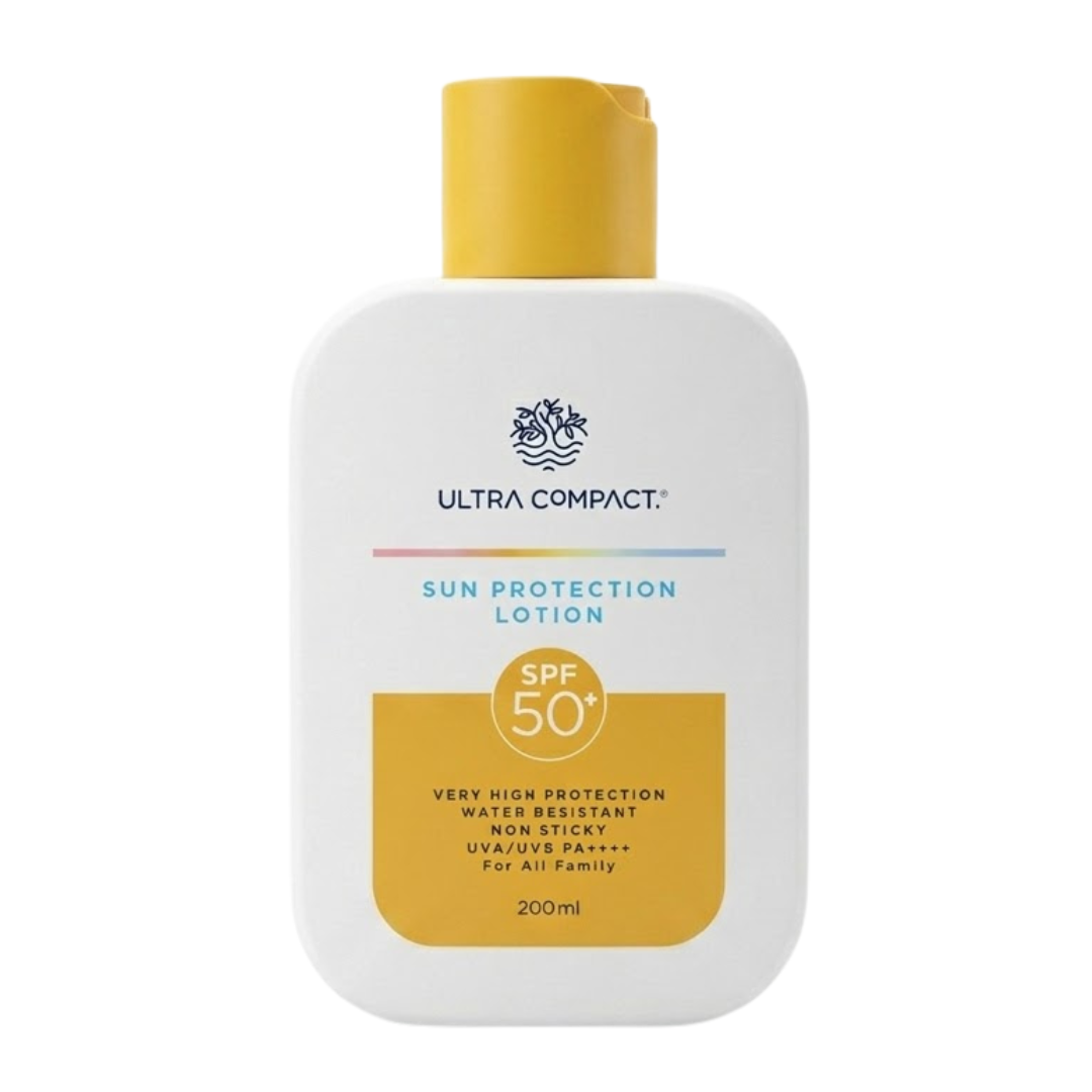 Ultra-Compact-Ecran-Lotion-solaire-spf50-200ml.png Ultra Compact Ecran Lotion Solaire Spf50+ 200ml – Image 1