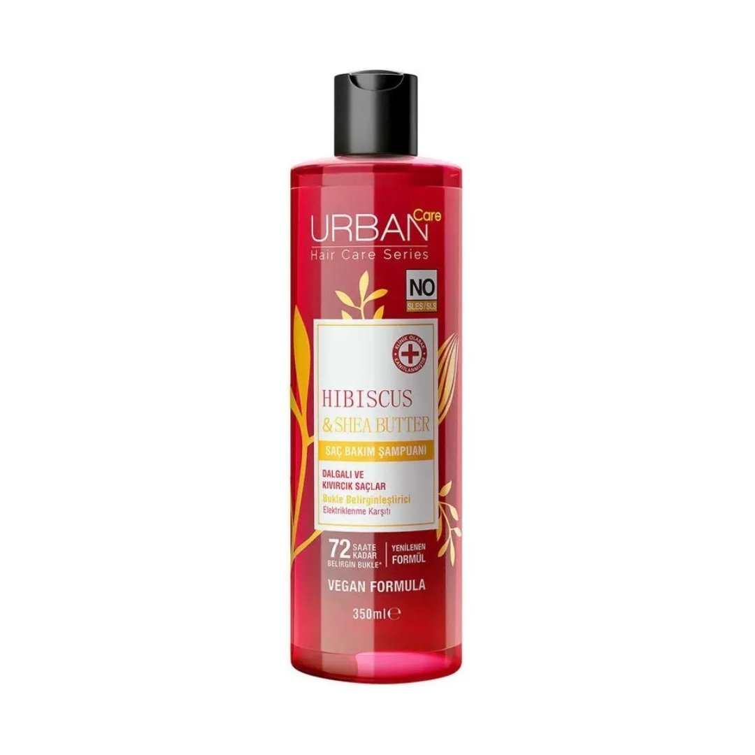 Urabn-Twisted-Curls-Hibiscus-Shea-Butter-No-Sulfate-Shampoo-350ml.jpg Urban Care Twisted Curls Hibiscus & Shea Butter No Sulfate Shampoing 350ml – Image 1