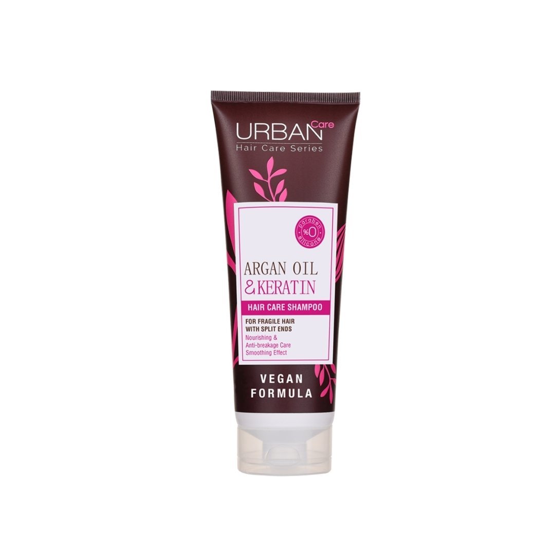 Urban-Care-Argan-Oil-Keratin-Shampoing-250ml.jpg Urban Care Argan Oil & Keratin Shampoing 250ml – Image 1