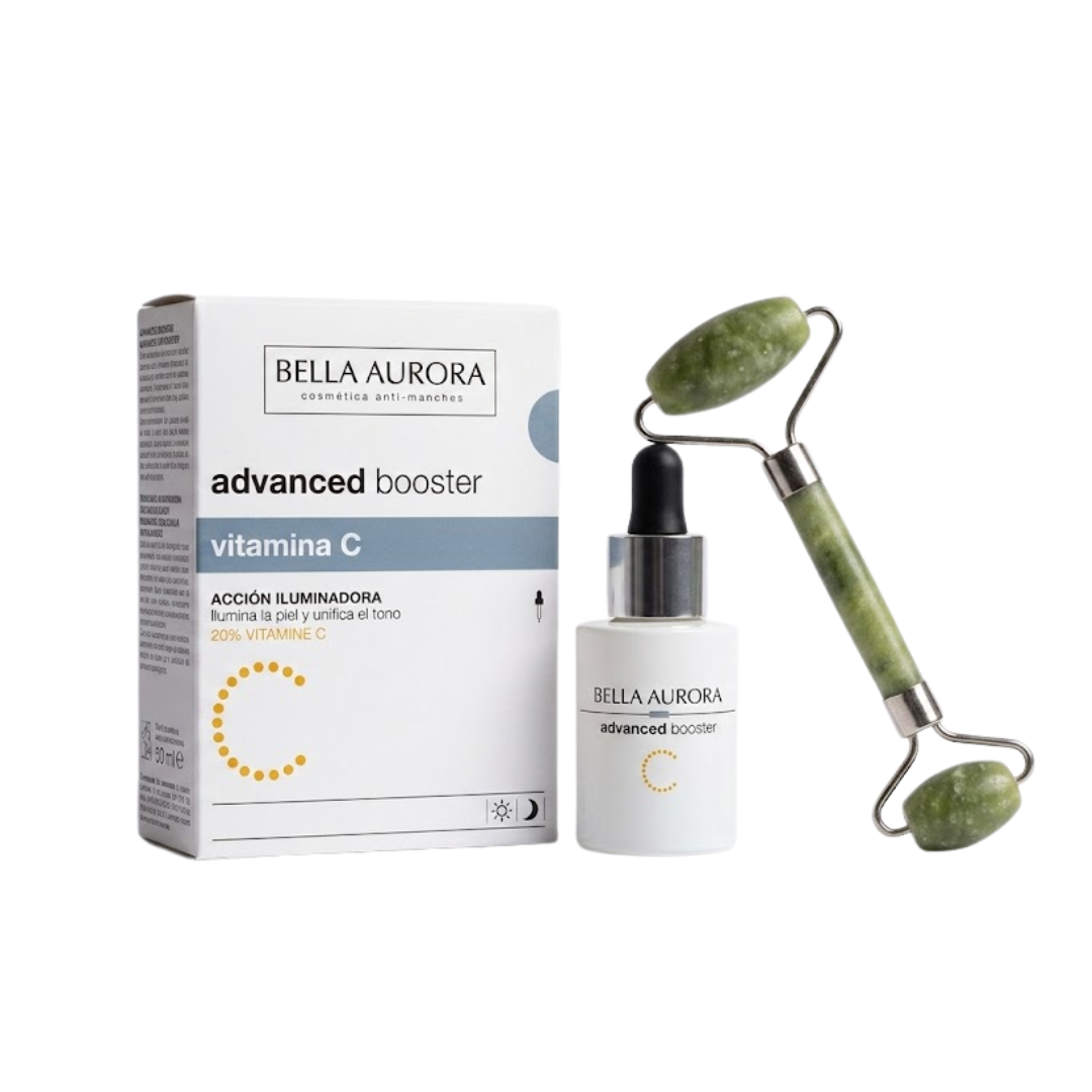 Bella-Aurora-Advanced-Booster-Vitamine-C-30mlRoller-de-Massage.png Bella Aurora Advanced Booster Vitamine C 30ml+Roller de Massage – Image 1