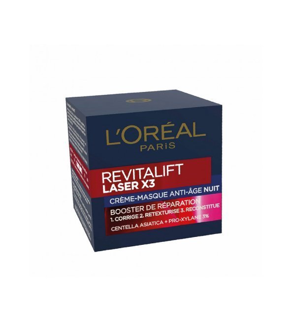 Loreal-Revitalift-creme-masque-AA-nuit-50ml.jpg L'Oreal Paris Revitalift Créme Masque AA Nuit 50ml – Image 1
