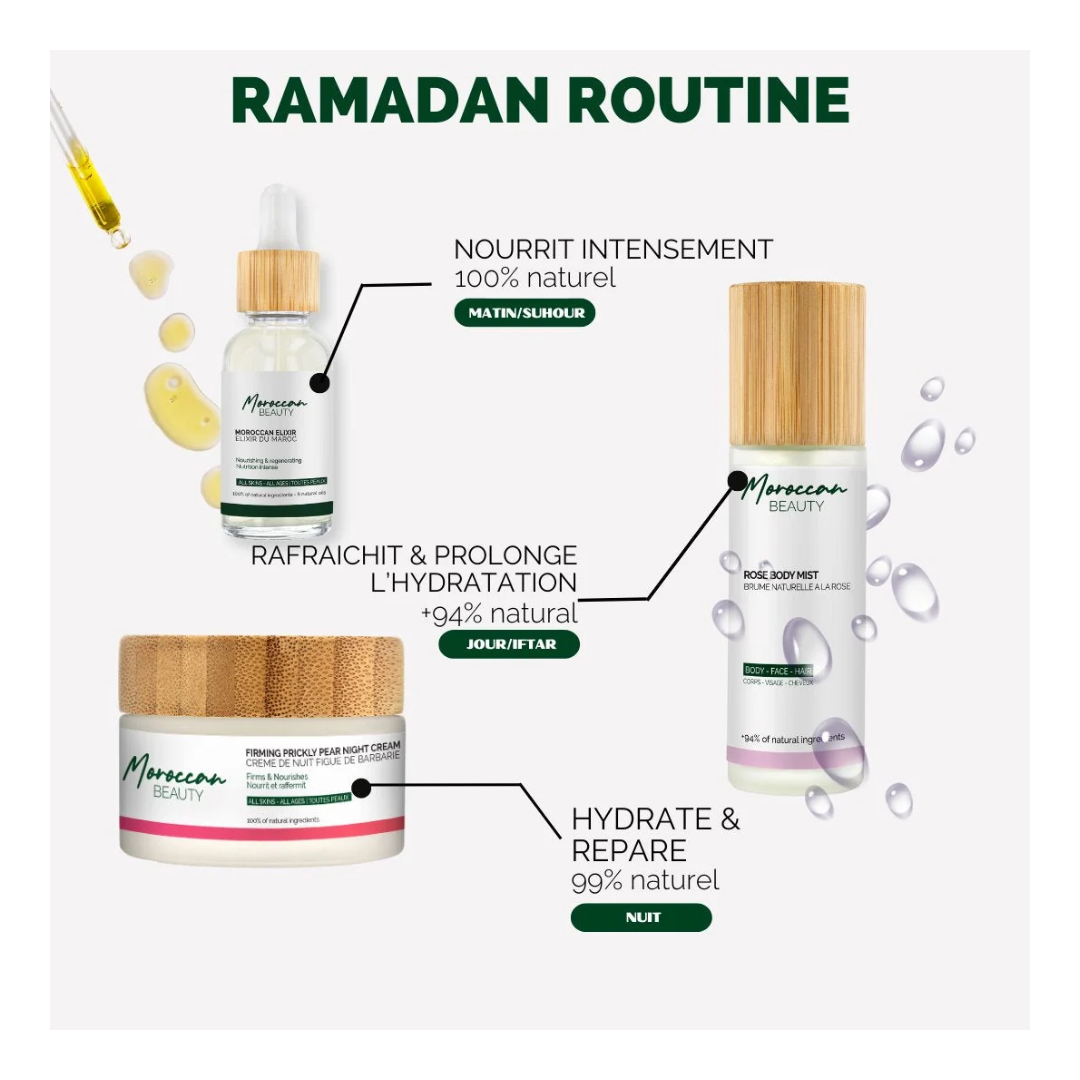 Moroccan-Beauty-ramadan-Routine-XL-1.png Moroccan Beauty Ramadan Routine Creme de nuit+Elixir du maroc+Brume – Image 1