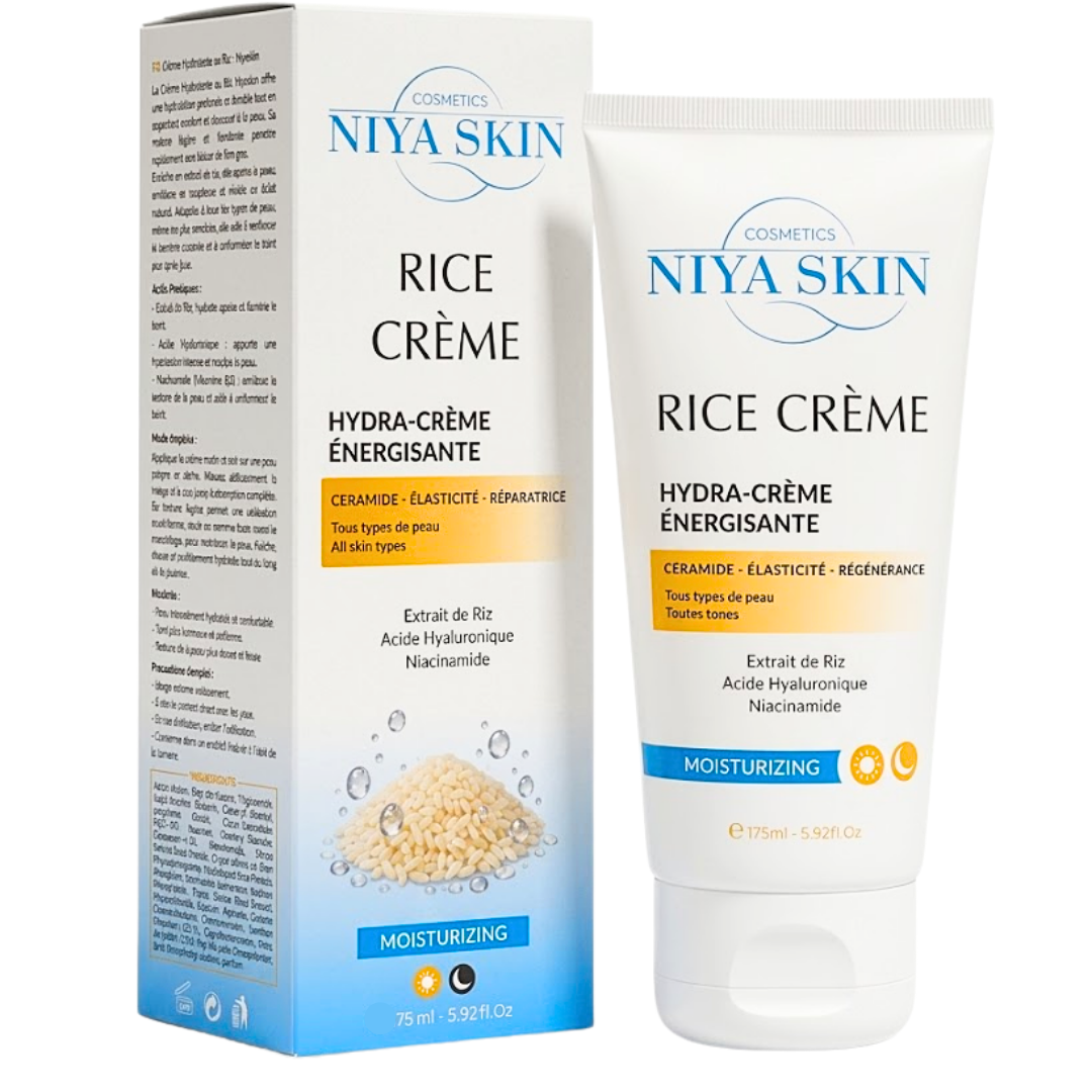 Niya-Skin-Rice-Creme-75ml-1.png Niya Skin Rice Creme Hydra Creme Energisante 75ml – Image 1