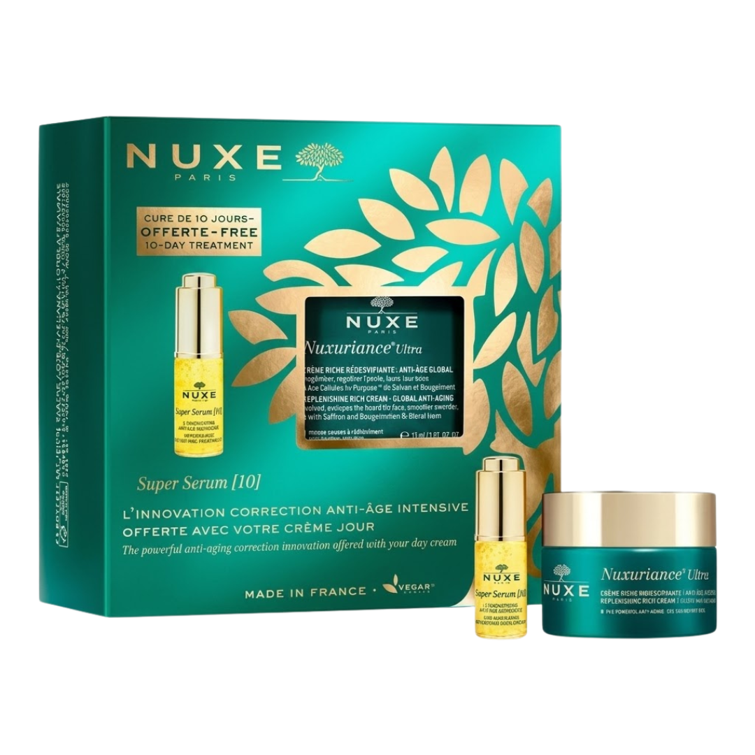 Nuxe-Nuxuriance-Ultra-creme-50mlSuper-Serum-10-5ml-pack.png Nuxe Nuxuriance Ultra Creme 50ml+Super Serum 10 5ml Pack – Image 1
