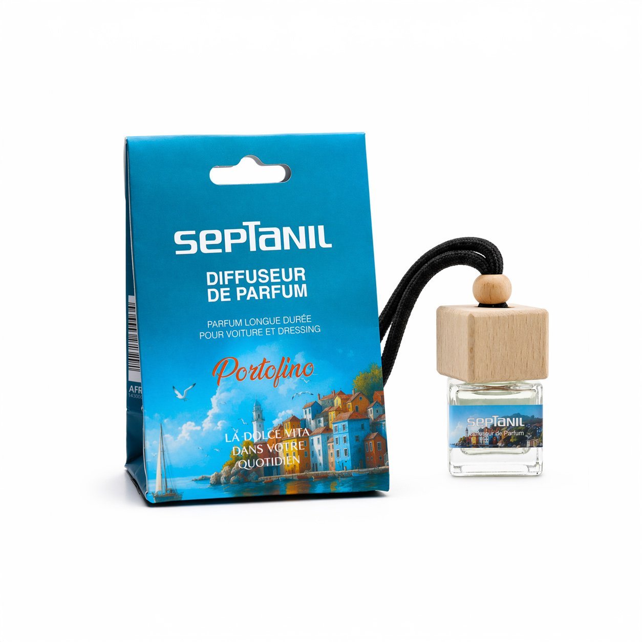 Portofinovoiture.jpg Septanil Diffuseur De Voiture Portofino 8ml – Image 1