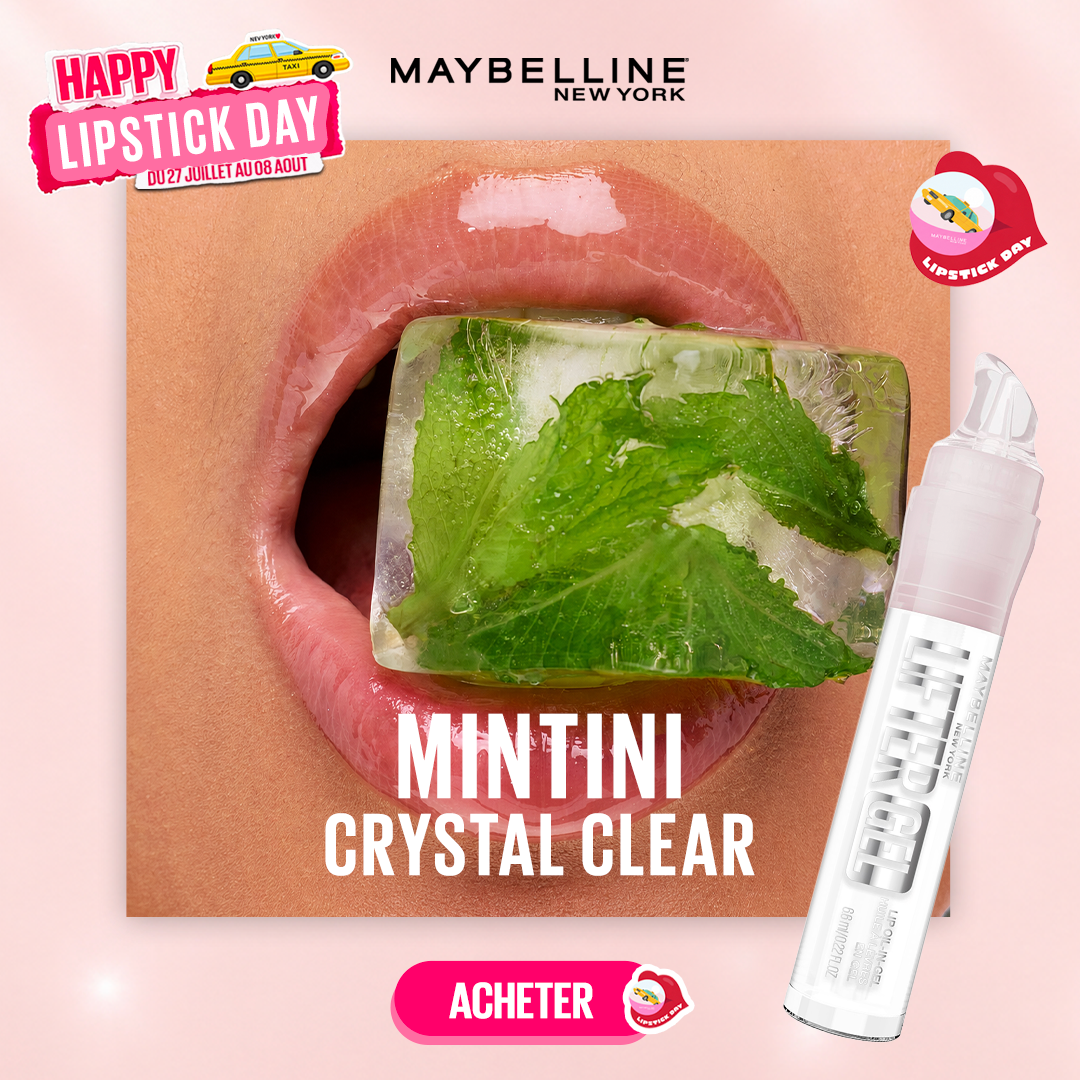 Post-MINTINI.png Maybelline Lifter Gel™ Oil-in-Gel Lip Gloss 001 Mintini – Image 1