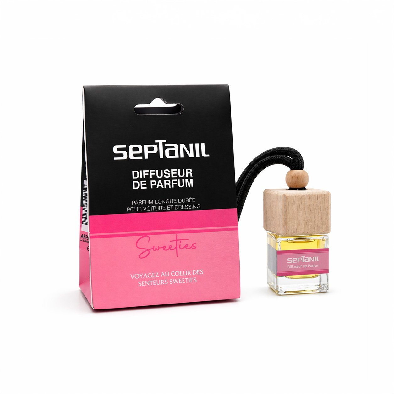 Sweetiesvoiture.jpg Septanil Diffuseur De Voiture Sweeties 8ml – Image 1