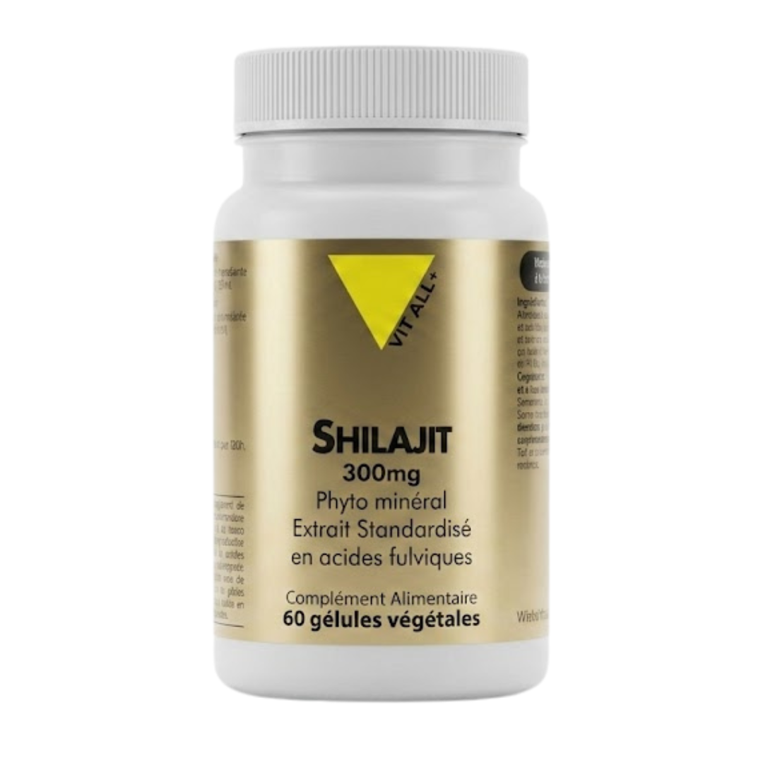 VITALL-Shilajit-60gelules.png VIT'ALL+ Shilajit 60 Gelules – Image 1