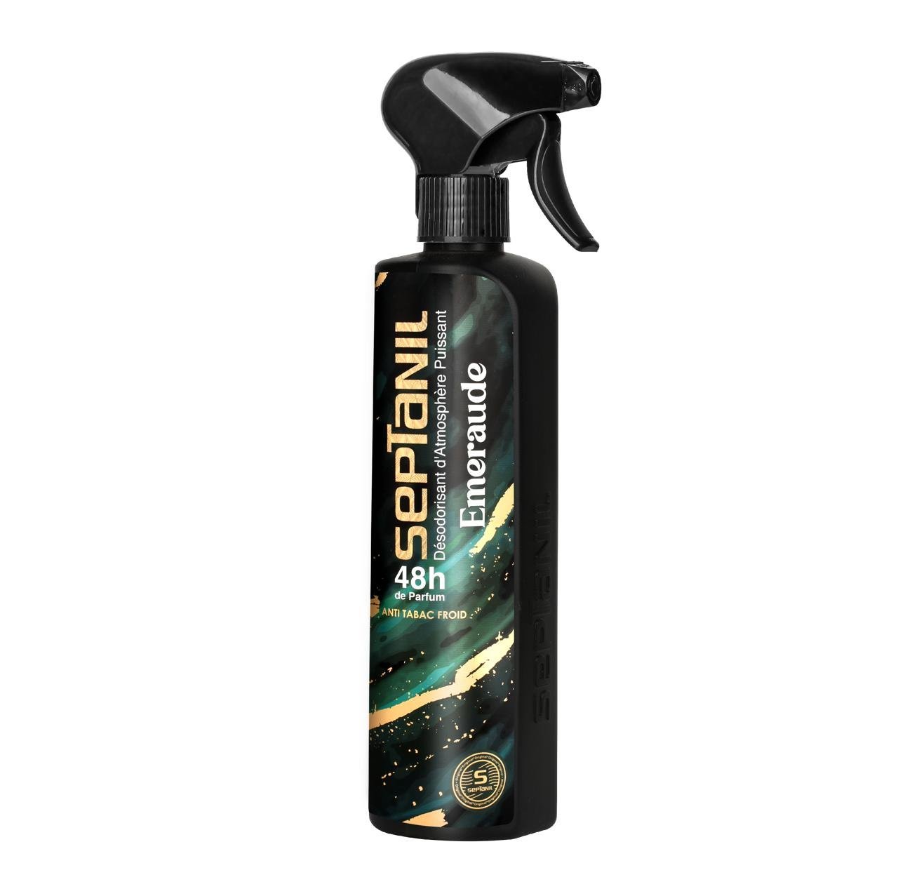 emraude.jpeg Septanil Desodorisant D'Atmosphere Puissant Oud Emeraude 500ml – Image 1