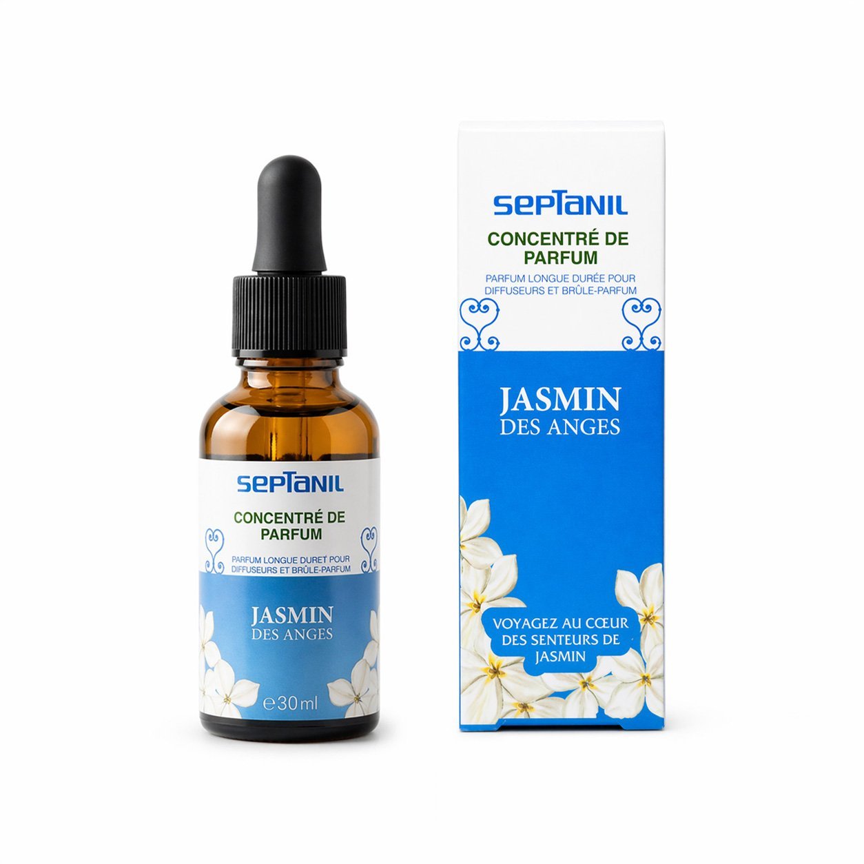 jasminconcentre.jpg Septanil Base Fragrance Compte Goutte Jasmin Machmoum 30ml – Image 1