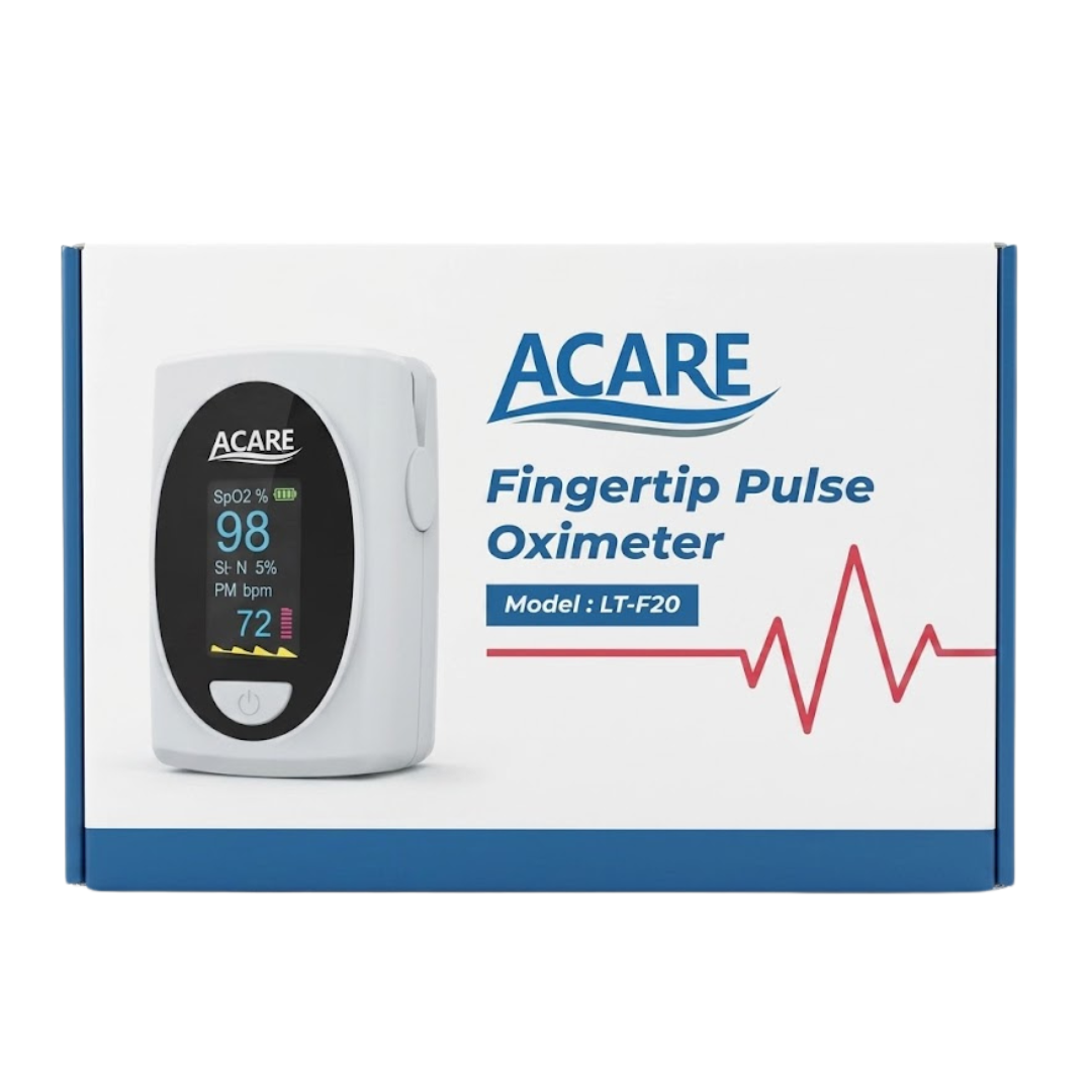 Acare-Oximeter-1.png Acare Oximeter Fingertip Pulse – Image 1