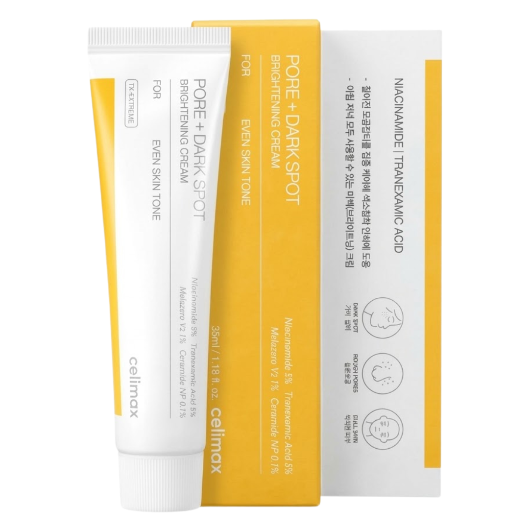 Celimax-Pore-Dark-Spot-Brightening-Cream-35ml.png Celimax Pore + Dark Spot Brightening Cream 35ml – Image 1