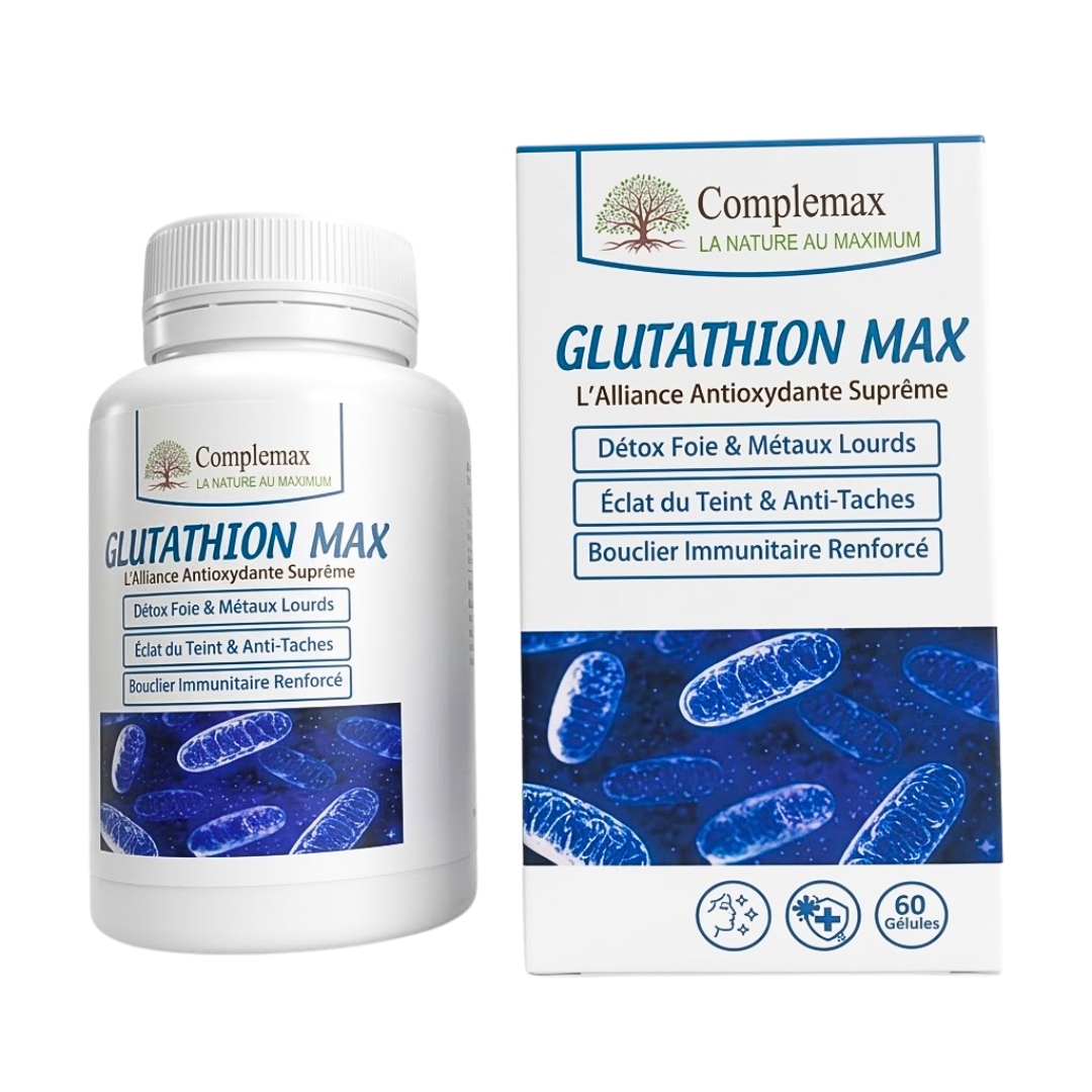Complemax-Glutathion-Max-60-gelules.png Complemax Glutathion Max 60 Gelules – Image 1