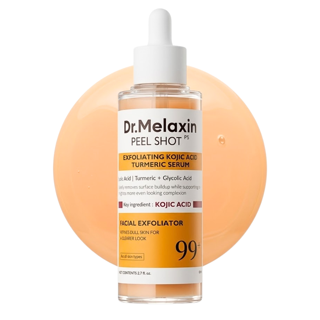 Dr.Melaxin-peel-shot-exfoliating-kojic-acid-turmeric-serum-80ml.png Dr.Melaxin Peel Shot Exfoliating kojic Acid Turmeric Serum 80ml – Image 1