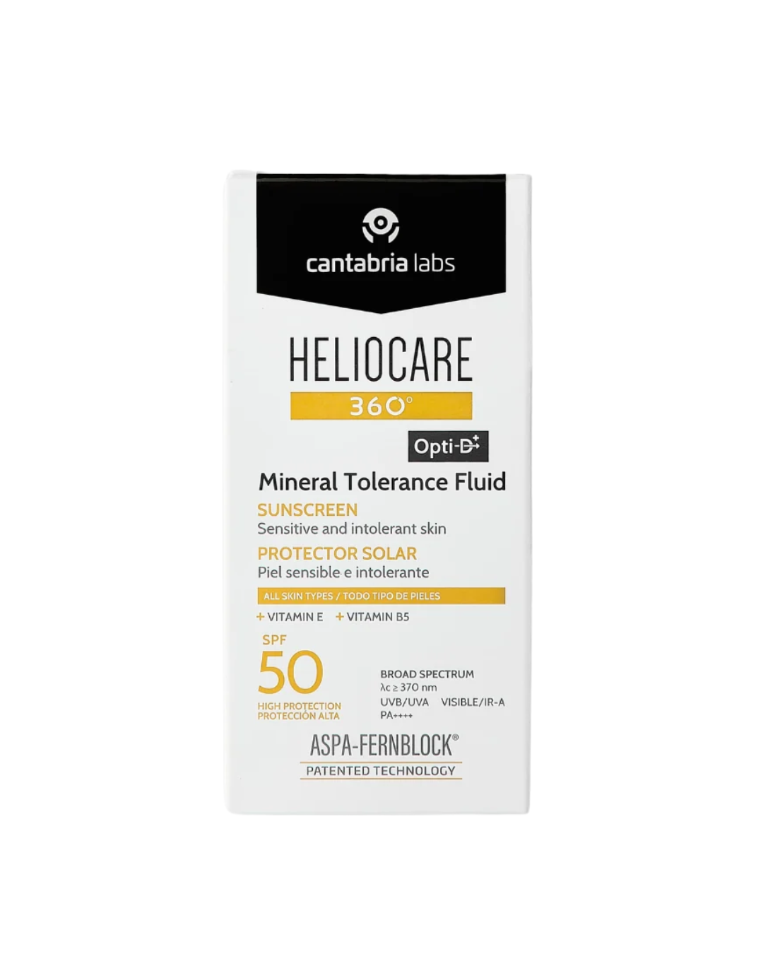 Heliocare-–-Heliocare-360o-Mineral-Tolerance-Fluid-SPF-50-–-50-ml.png Heliocare - Heliocare 360º Mineral Tolerance Fluid SPF 50 - 50 ml – Image 1