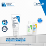 CeraVe Crème Hydratante Visage PM + Crème Lavante 20 ml & Fluide Hydratant SPF 50+ Mini OFFERTS