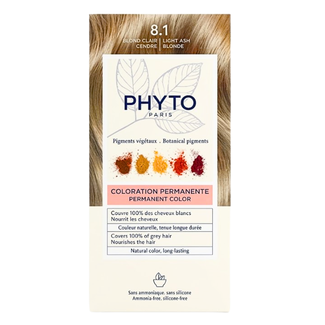 Phytocolor-8.1-blond-claire-Cendre.png Phyto Phytocolor 8.1 Blond Claire Cendre – Image 1
