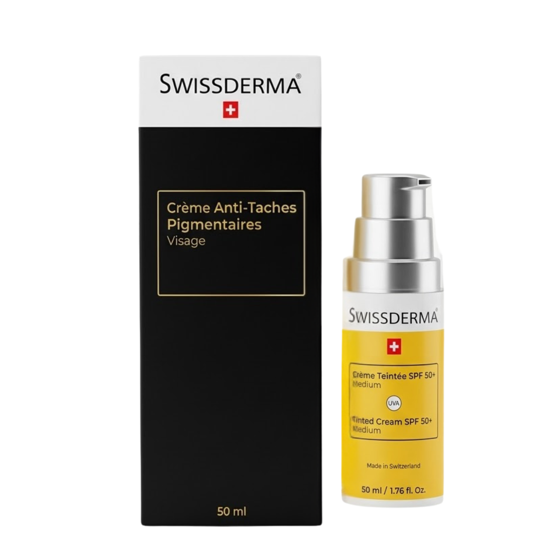 Swissderma-Creme-Anti-Taches-PigmentairesCreme-Teinte-Offert-Pack-1.png Swissderma Creme Anti Taches Pigmentaires+Creme Teinte Offert Pack – Image 1