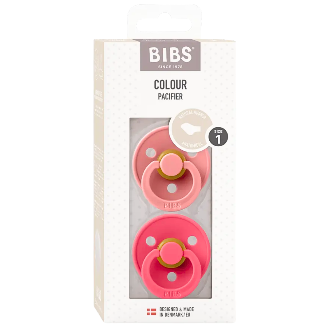Bibs-2-Suc-Colour-Anatomic-Dusty-Pink-Coral-Size-1-0m-1.png Bibs 2 Sucettes Colour Anatomic Dusty Pink Coral Size 2 +6mois – Image 1