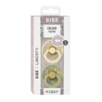Bibs 2 Sucettes Colour Round Eloise Sage Mix Size 2 +6mois