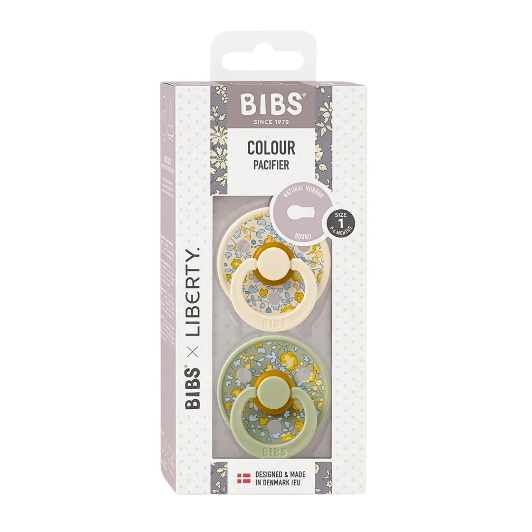 Bibs-2-Suc-Colour-Round-Eloise-Sage-Mix-Size-2-6m.png Bibs 2 Sucettes Colour Round Eloise Sage Mix Size 2 +6mois – Image 1
