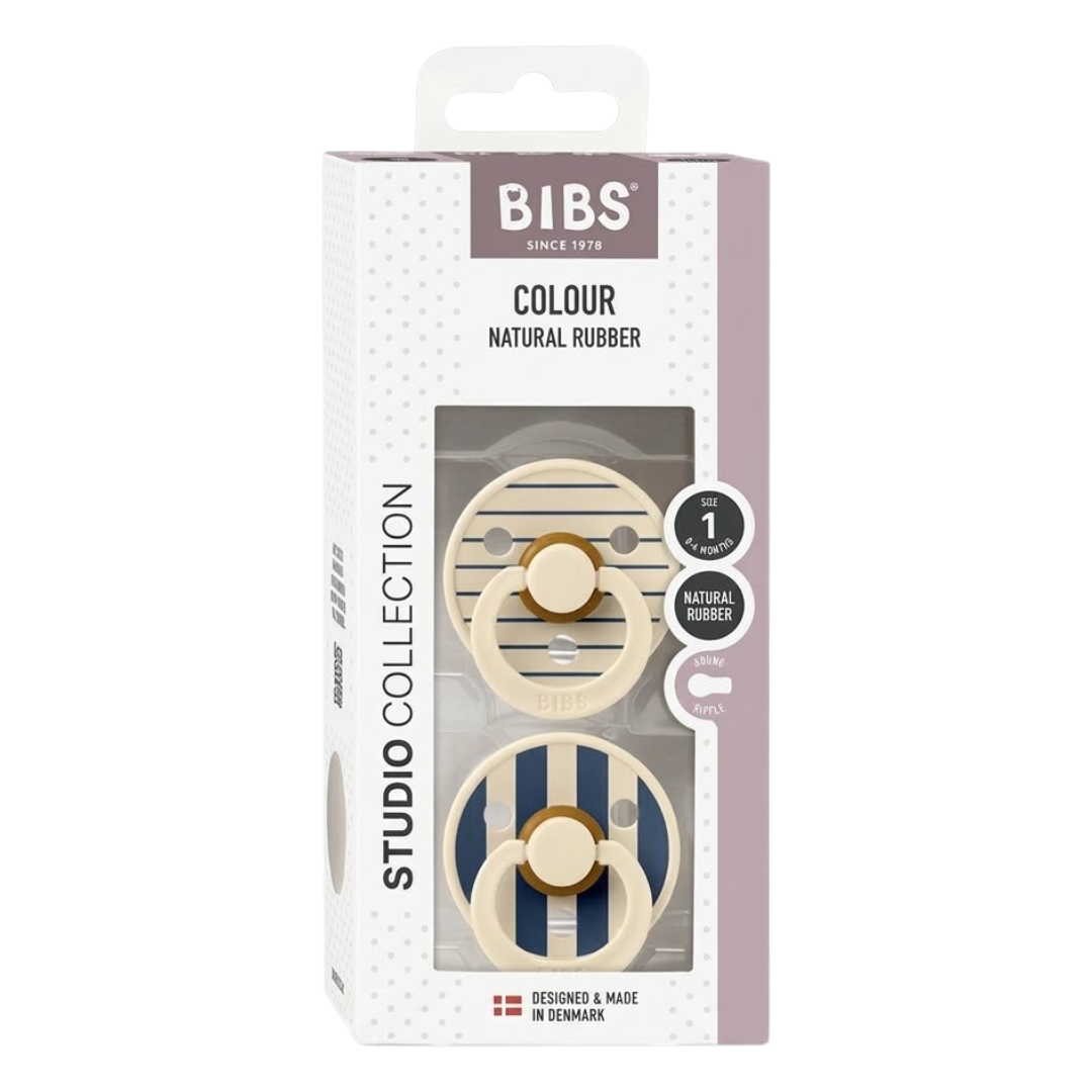 Bibs-2-Suc-Colour-Round-Studio-Ivory-Steel-Blue-Mix-Size-2-6m.png Bibs 2 Sucettes Colour Round Studio Ivory Steel Blue Mix Size 2 +6mois – Image 1