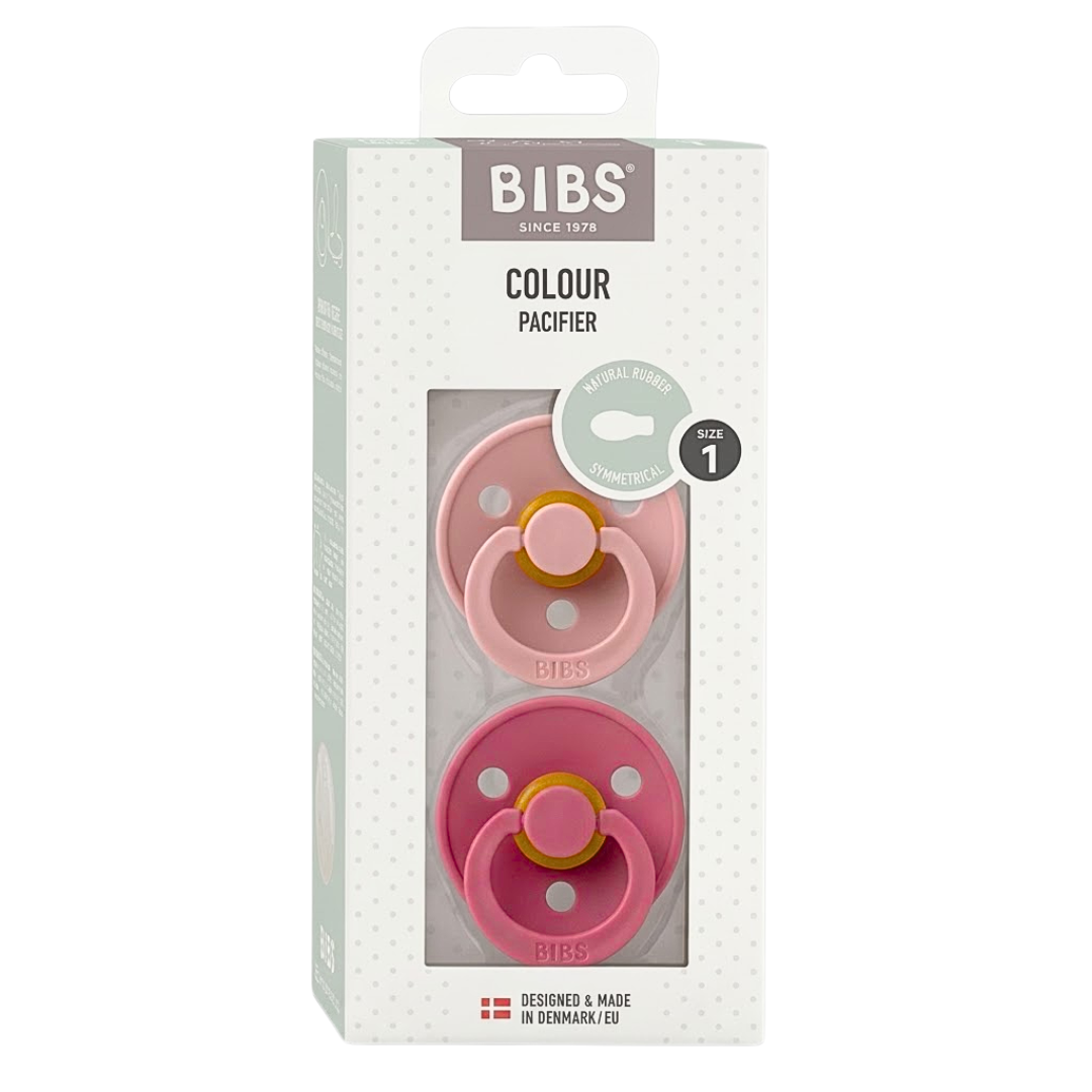 Bibs-2-Suc-Colour-Symetic-Dusty-Pink-Coral-Size-2-6M.png Bibs 2 Sucettes Colour Symetic Dusty Pink / Coral Size 2 +6Mois – Image 1