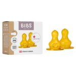 Bibs 2 Tetines Round Latex Fast Flow