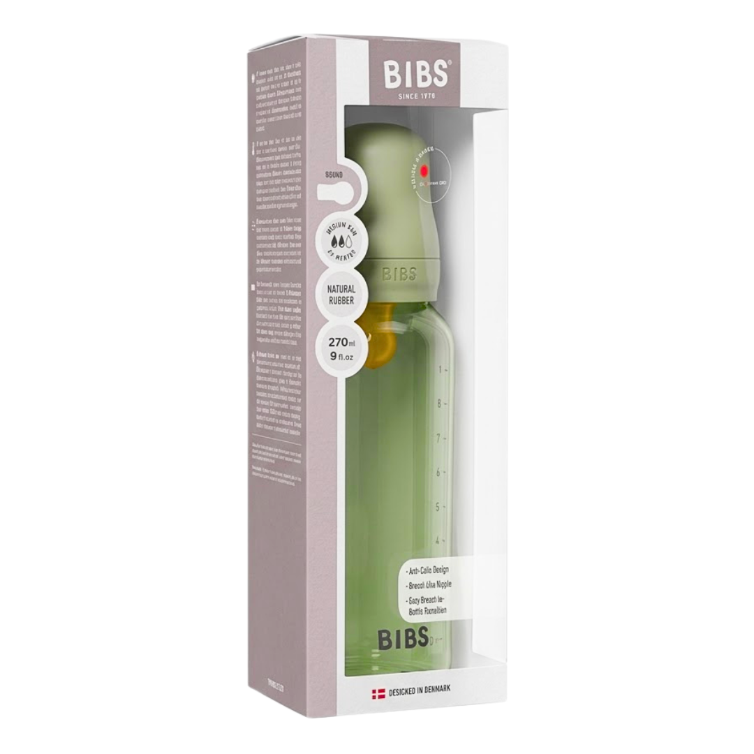 Bibs-Baby-Bottle-Round-Latex-270ml-Medium-Flow-Sage.png Bibs Baby Bottle Round Latex 270ml Medium Flow Sage – Image 1